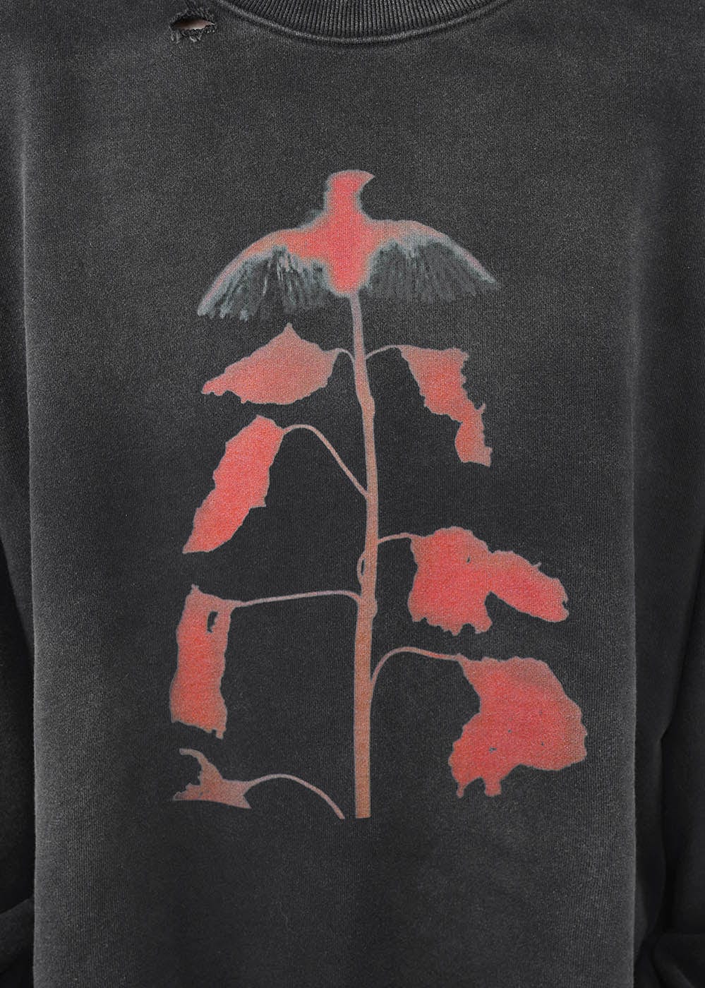 UNDERWATER Alive Ripped Sweatshirt Black-Sweatshirt-S-Free Shipping Leatheretro