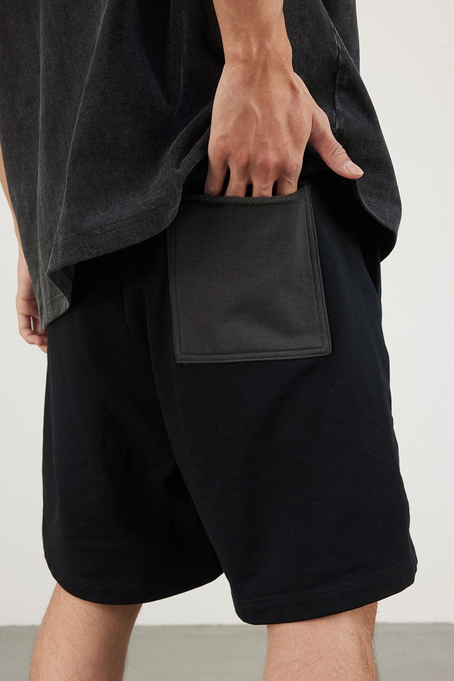 BONELESS Spliced Camber Shorts-Shorts-S-Khaki-Free Shipping Leatheretro