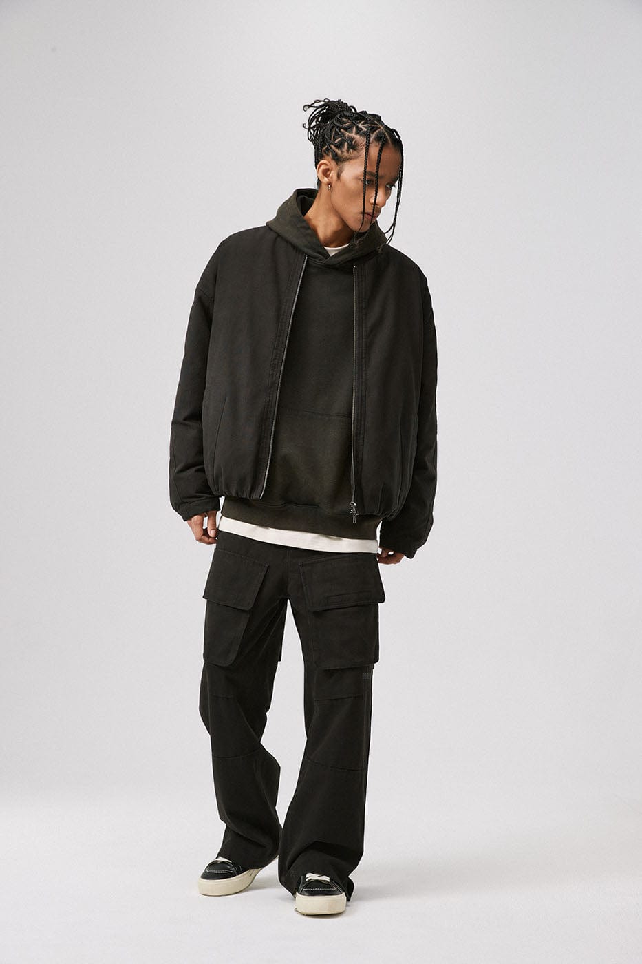 BONELESS Classic Cargo Pants (Only Size L Left)-Pants-Brown-S-Free Shipping Leatheretro