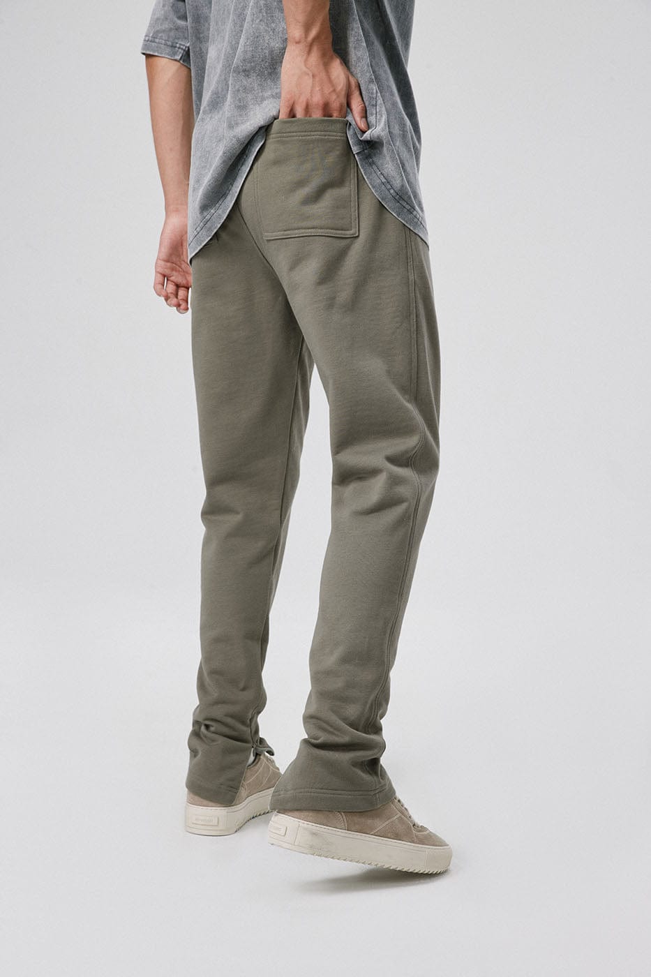 BONELESS Original Series Sweatpants-Pants-S-Beige-Free Shipping Leatheretro