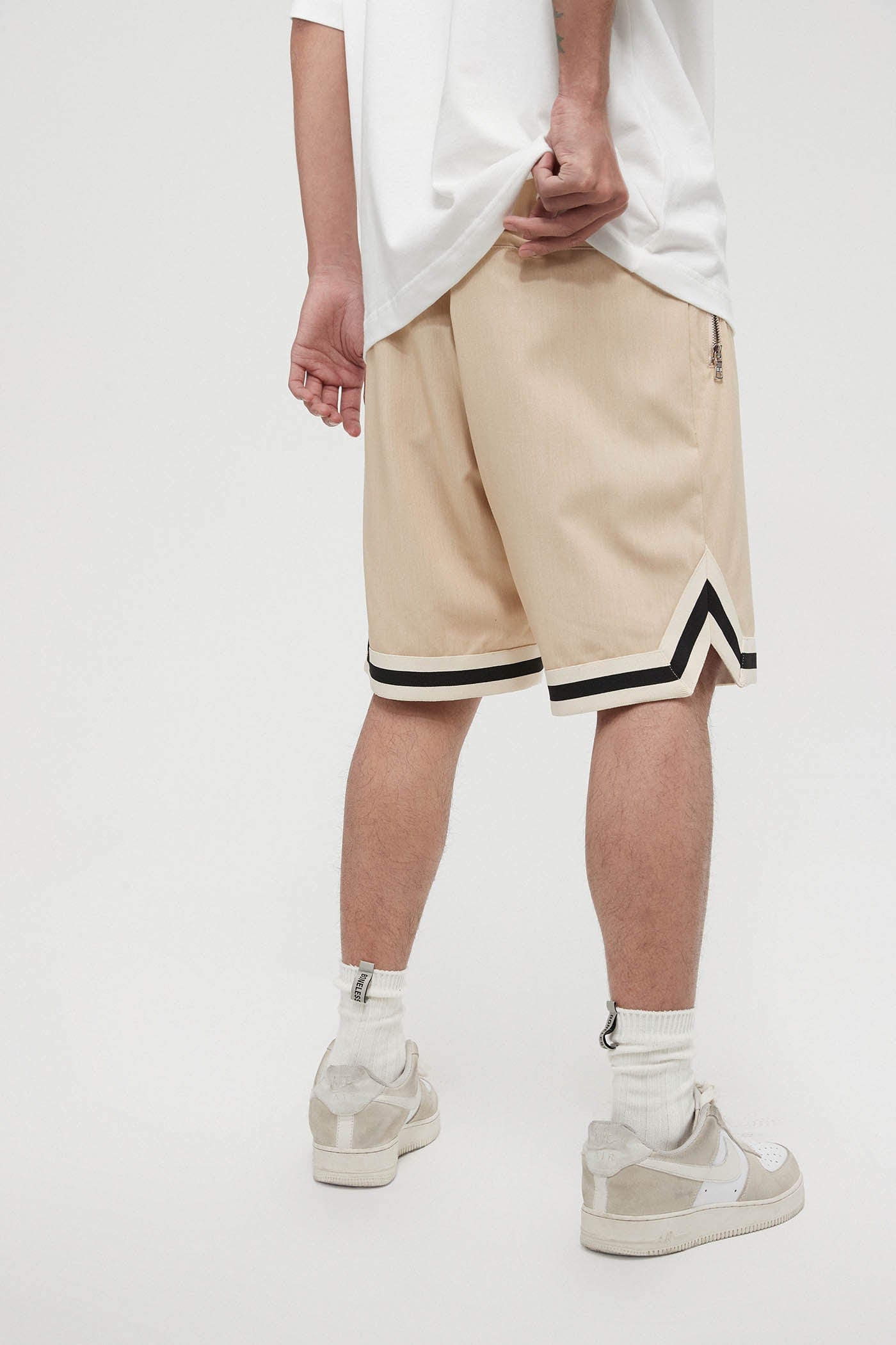 BONELESS Essential Basketball Shorts-Shorts-S-Black-Free Shipping Leatheretro