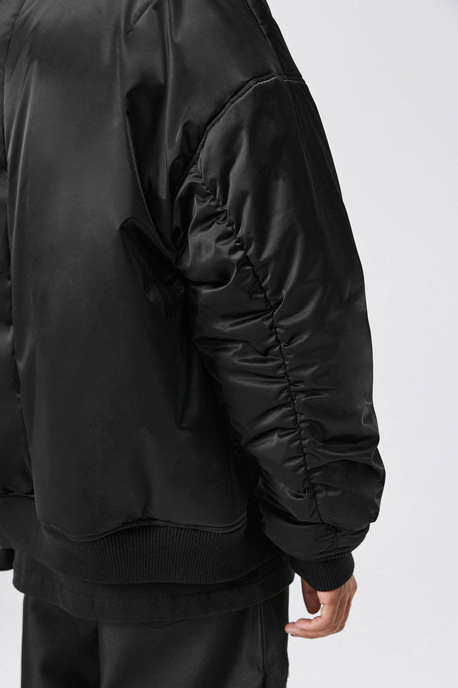 BONELESS Cotton Padded Bomber Jacket (Only Size L Left)-Jacket-S-Green-Free Shipping Leatheretro