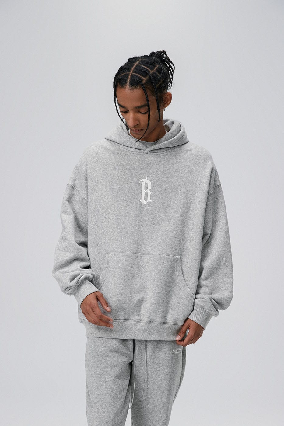 BONELESS Gothic LOGO Hoodie-Hoodie-S-Yellow-Free Shipping Leatheretro