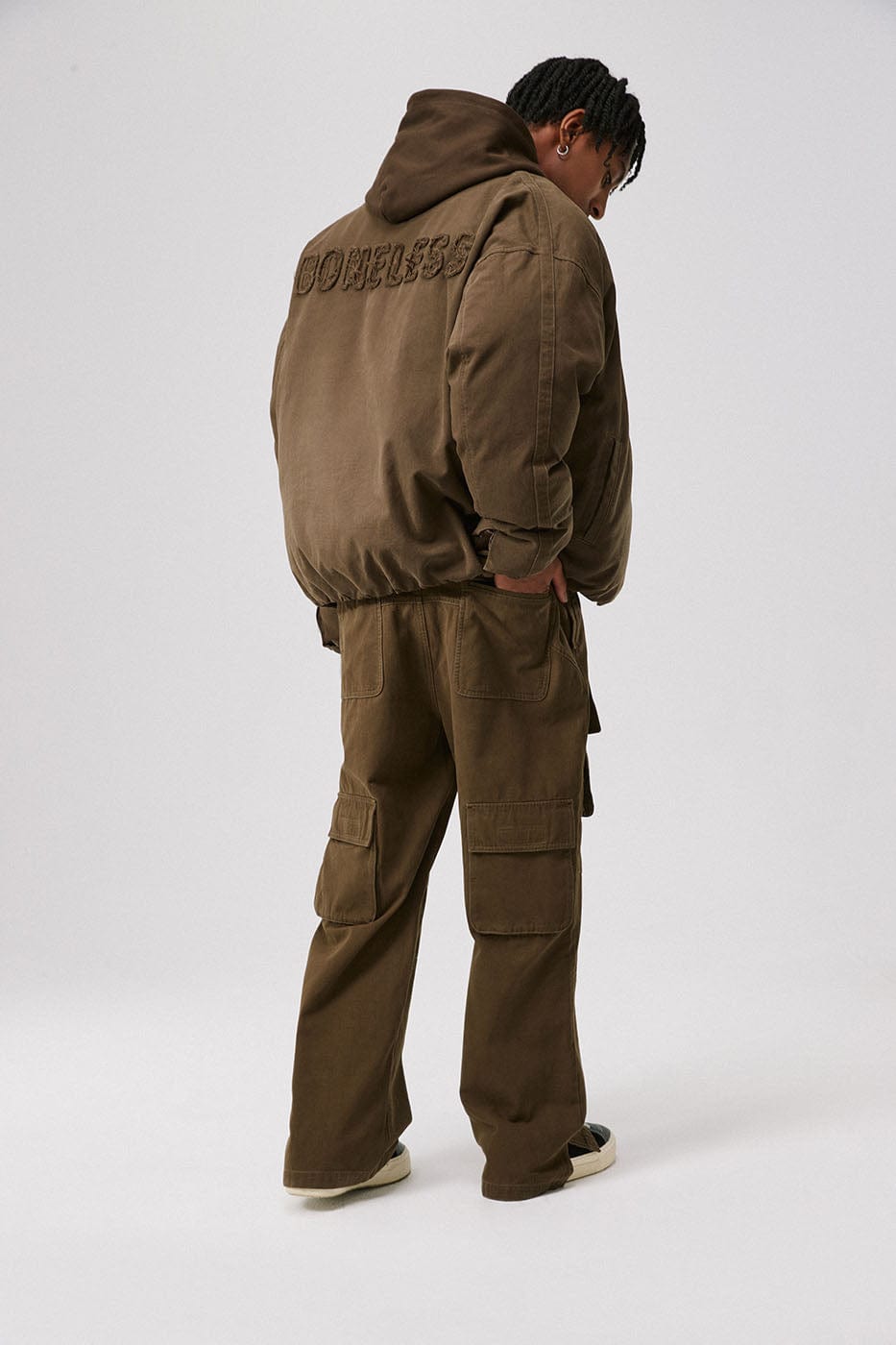 BONELESS Classic Cargo Pants (Only Size L Left)-Pants-Brown-S-Free Shipping Leatheretro