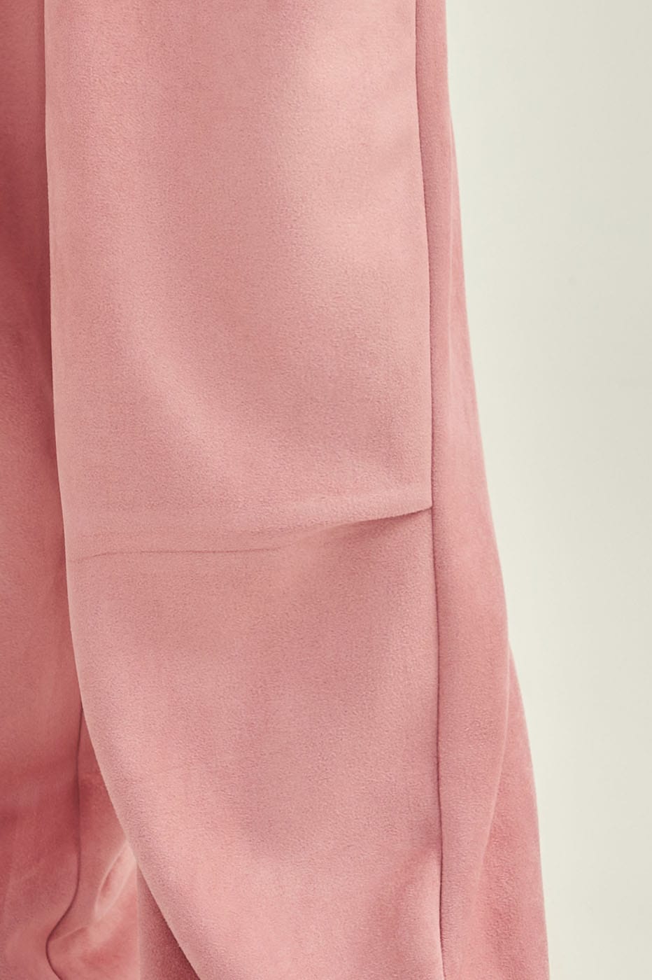 F426 Faux Suede Oversized Crease Pants-Pants-S-Beige-Free Shipping Leatheretro