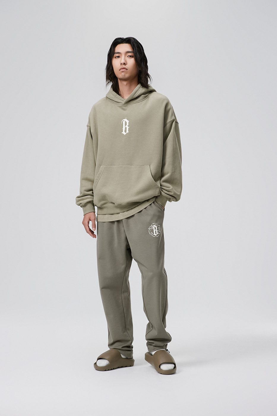 BONELESS Gothic LOGO Hoodie-Hoodie-S-Yellow-Free Shipping Leatheretro