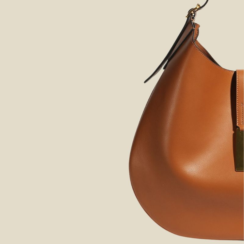 Vintage Fashion Women's Shoulder Bag | Large Hobo Tote Handbag-Tote Bag-Camel-Free Shipping Leatheretro