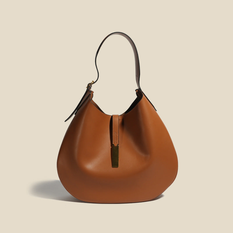 Vintage Fashion Women's Shoulder Bag | Large Hobo Tote Handbag-Tote Bag-Camel-Free Shipping Leatheretro