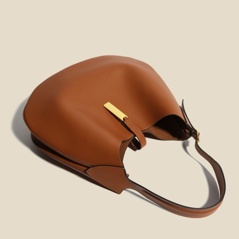 Vintage Fashion Women's Shoulder Bag | Large Hobo Tote Handbag-Tote Bag-Camel-Free Shipping Leatheretro