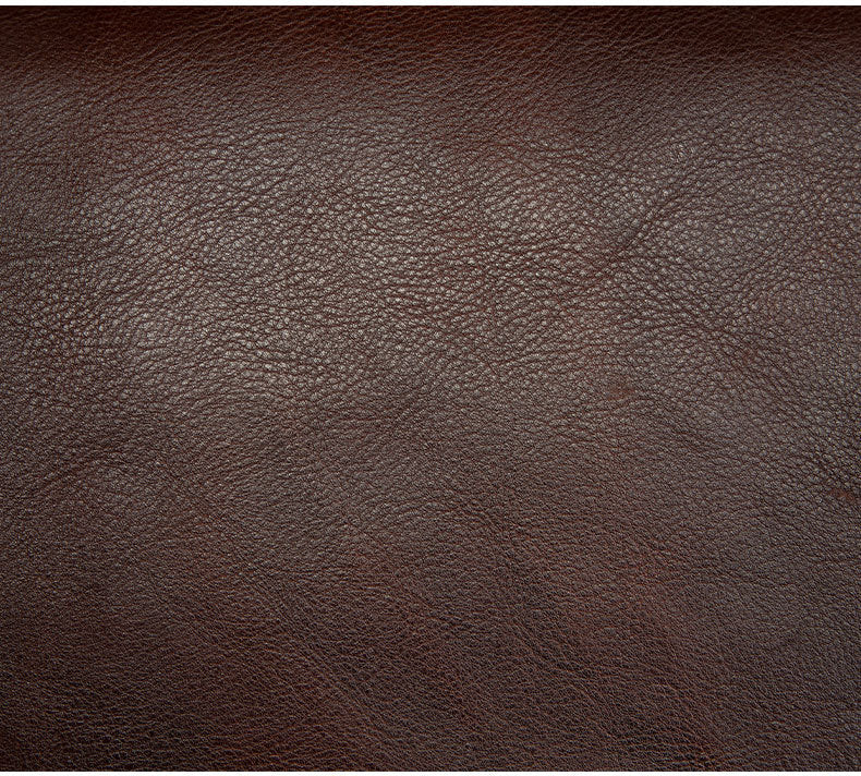 Vintage Vegetable Tanned Leather Zipper Shoulder Bag-Handbags-Coffee-Free Shipping Leatheretro