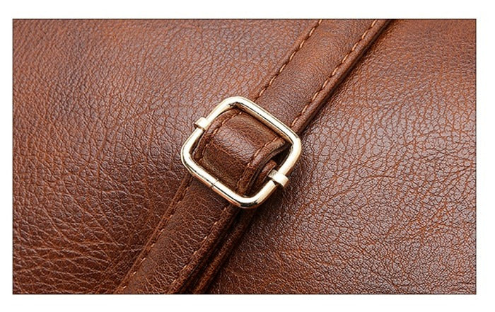 Vintage Women Shoulder Crossbody Bag-Handbags-Brown-Free Shipping Leatheretro
