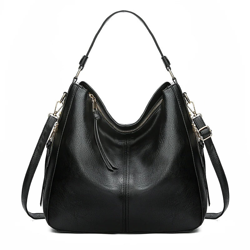 Vintage Women Shoulder Crossbody Bag-Handbags-Black-Free Shipping Leatheretro