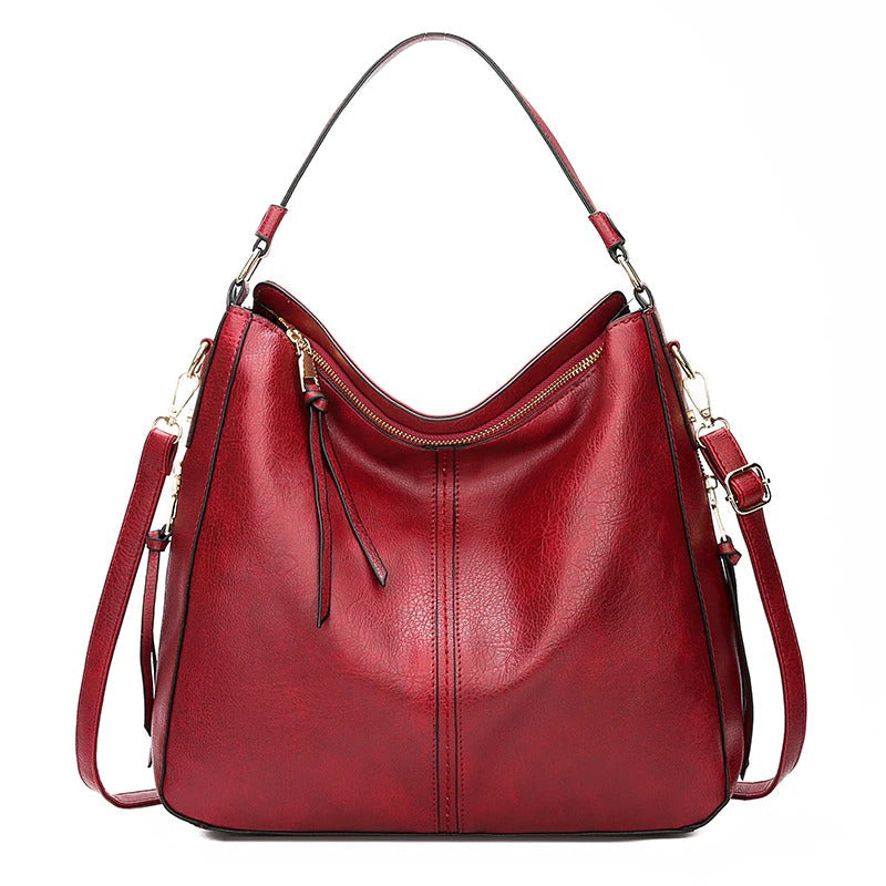 Vintage Women Shoulder Crossbody Bag-Handbags-Red-Free Shipping Leatheretro