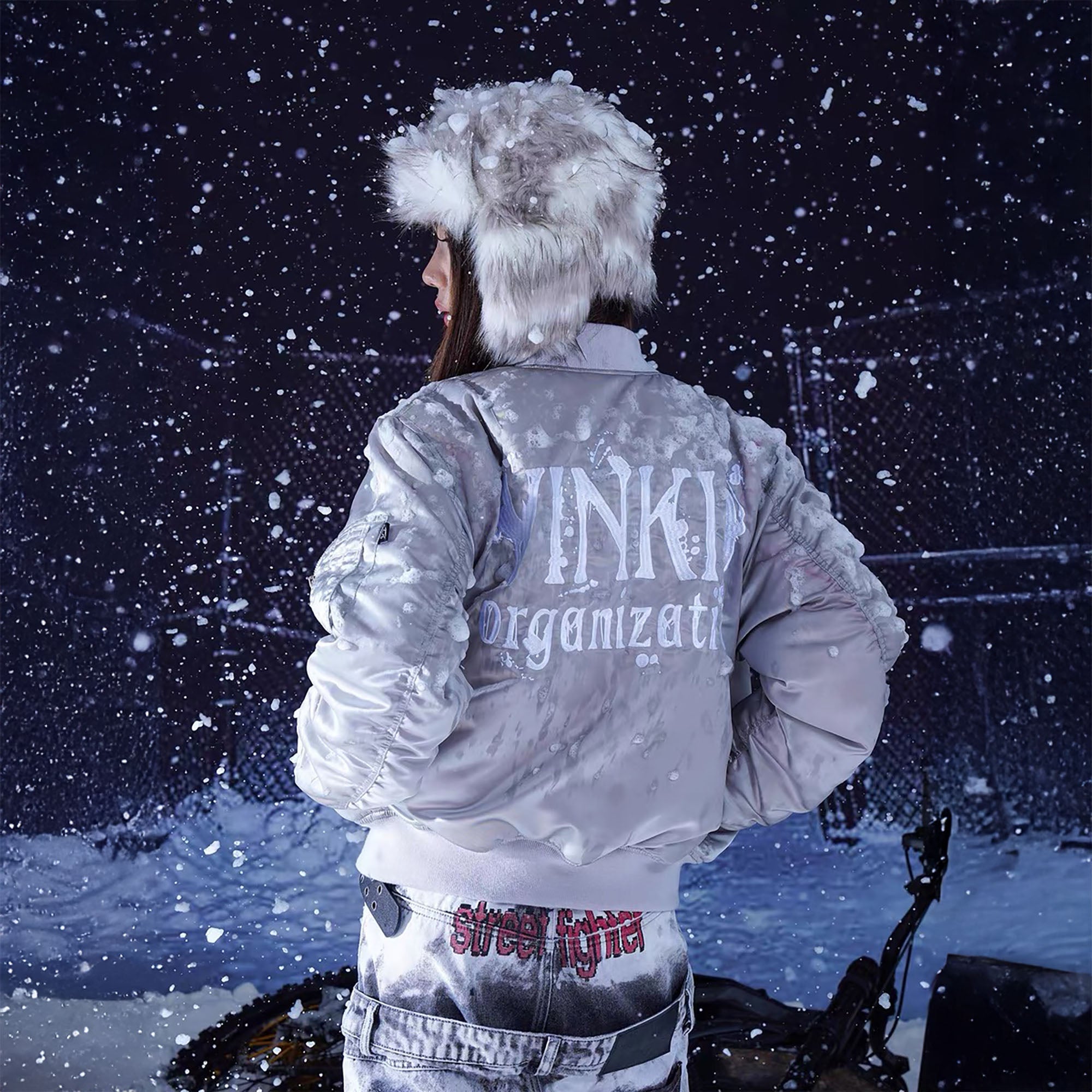 VINKID Reversible Peace Dove Patch Bomber Jacket-Jacket-S (Preorder)-Free Shipping Leatheretro