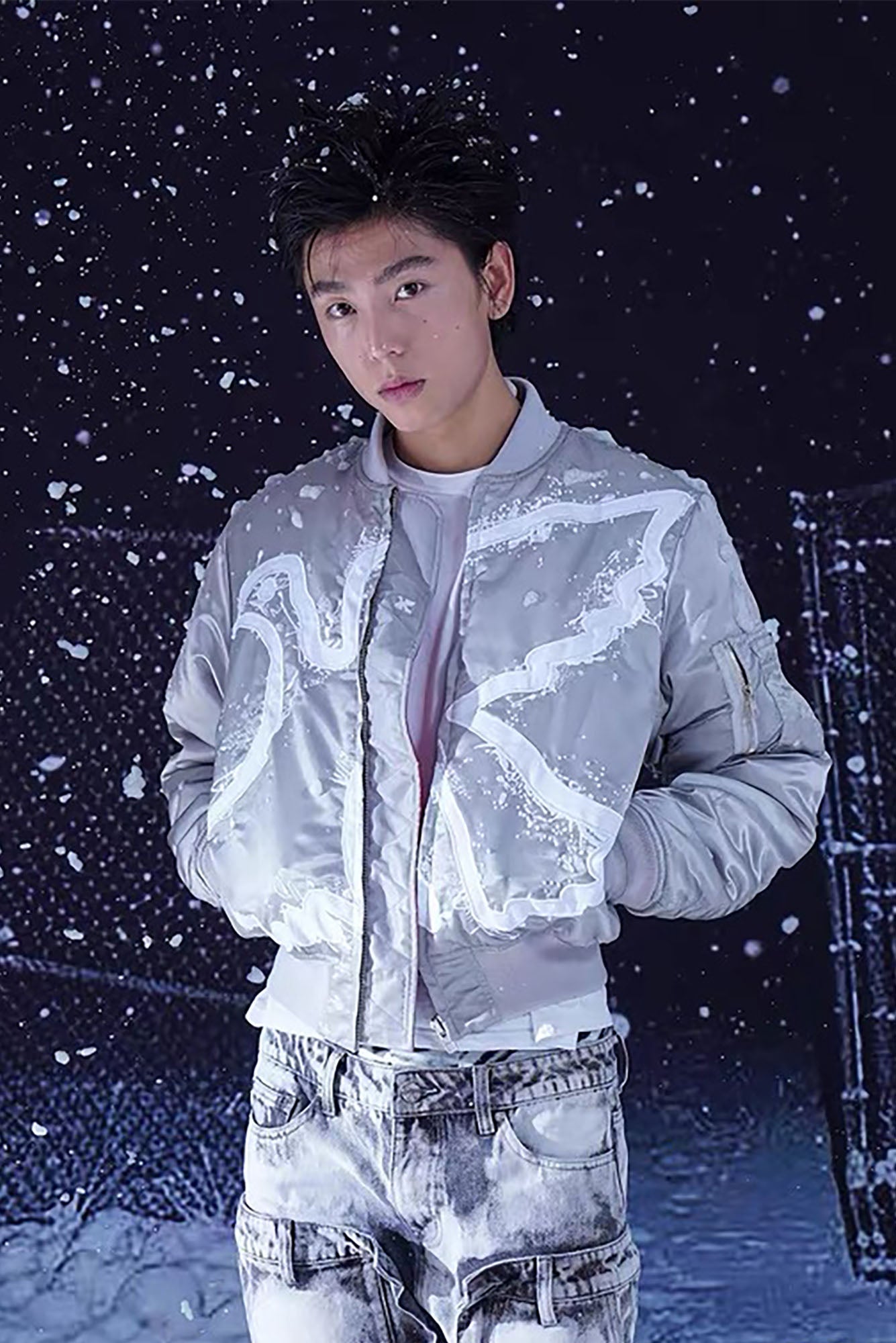 VINKID Reversible Peace Dove Patch Bomber Jacket-Jacket-S (Preorder)-Free Shipping Leatheretro