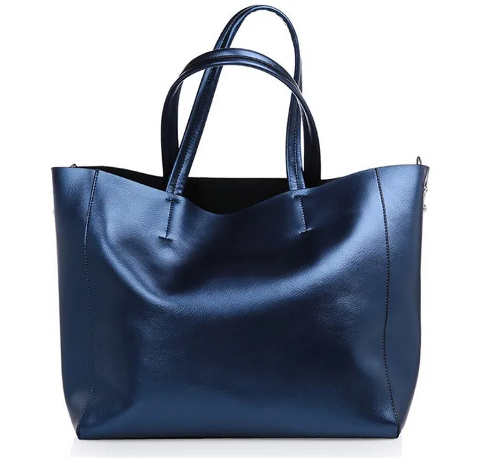 Women's Class Crossbody Bag Large Capacity Tote-Tote Bag-Blue-Free Shipping Leatheretro