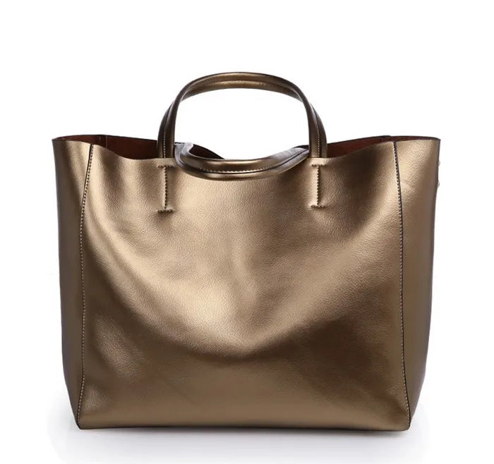 Women's Class Crossbody Bag Large Capacity Tote-Tote Bag-Bronze-Free Shipping Leatheretro