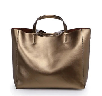 Women's Class Crossbody Bag Large Capacity Tote-Tote Bag-Bronze-Free Shipping Leatheretro