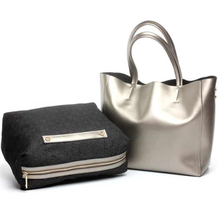 Women's Class Crossbody Bag Large Capacity Tote-Tote Bag-Bronze-Free Shipping Leatheretro
