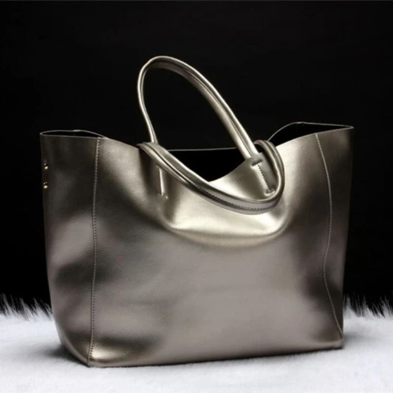 Women's Class Crossbody Bag Large Capacity Tote-Tote Bag-Bronze-Free Shipping Leatheretro