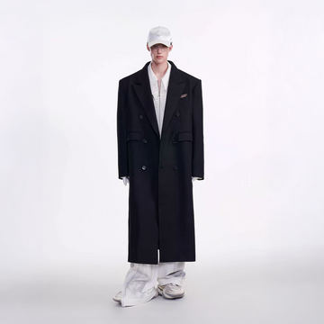 TIWILLTANG Modern Maxi Wool Coat