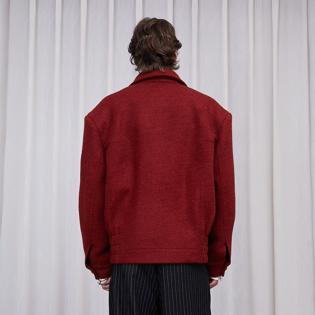 ASSEEN Classic Wool-Blend Jacket-Jacket-S-Free Shipping Leatheretro