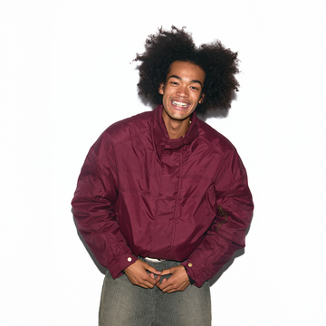 TRECLUB Modern High-Neck Cropped Down Jacket-Jacket-S (Preorder)-Free Shipping Leatheretro