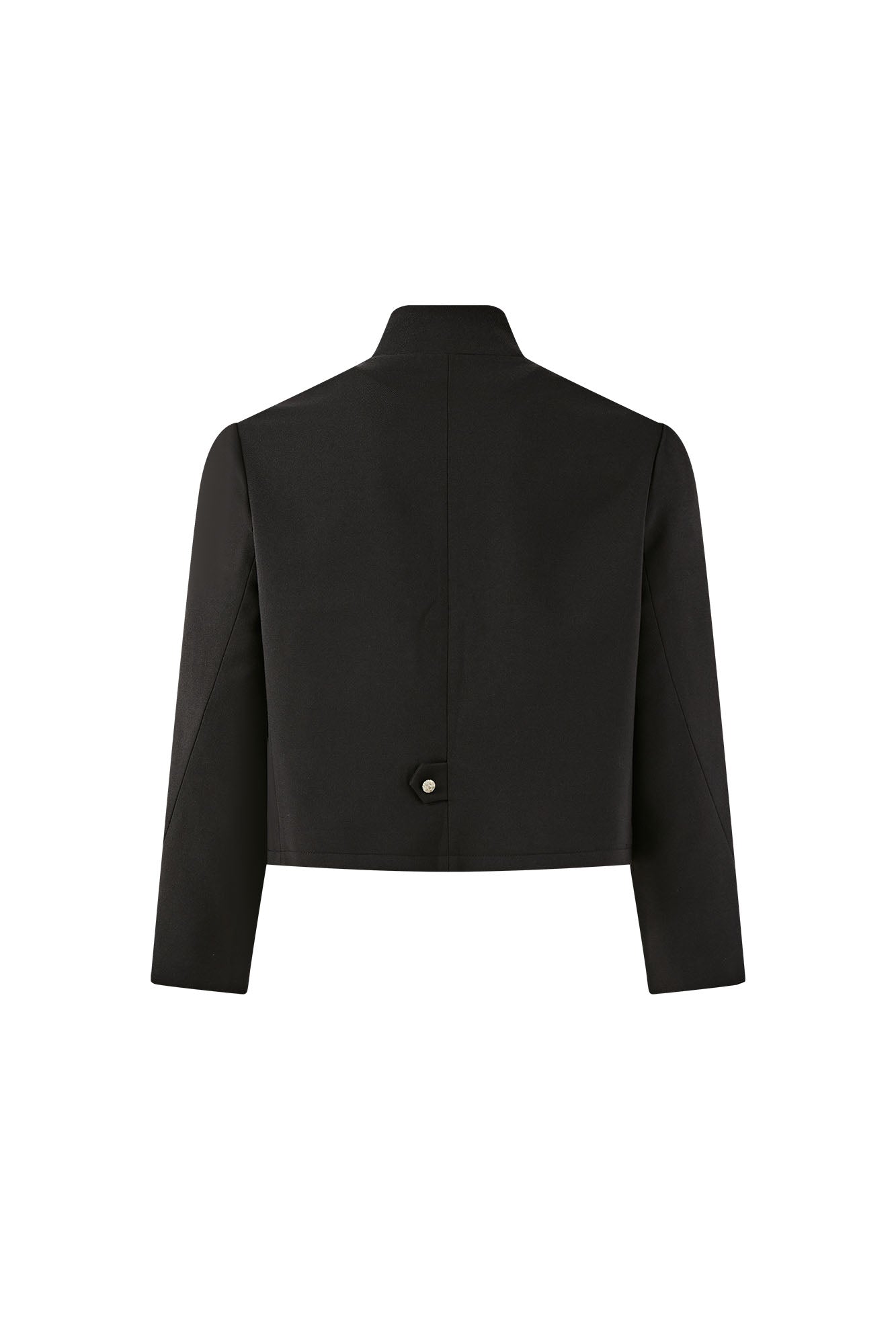 PASET Frog Buckle Stand Collar Jacket-Jacket-S-Free Shipping Leatheretro