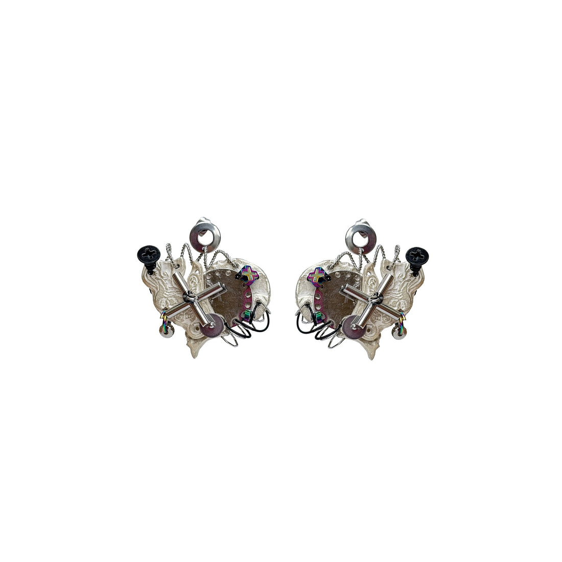 ILLUSORY ¡Á YBDX ZHAXii Tribal-Mechancial One-Piece Earring-Earring-Single (Preorder)-Free Shipping Leatheretro