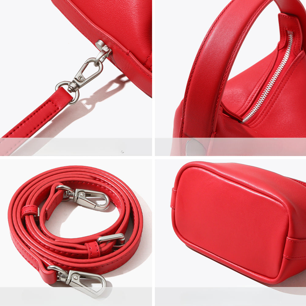 Luxury Women's Leather Crossbody Bag-crossbody bags-brown-Free Shipping Leatheretro