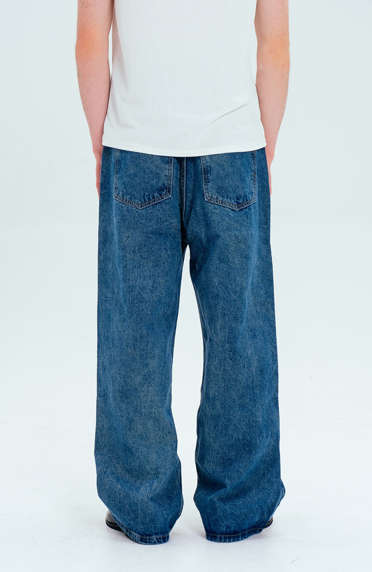 WIID Classic Faded Straight Jeans-Jeans-M (Preorder)-Free Shipping Leatheretro
