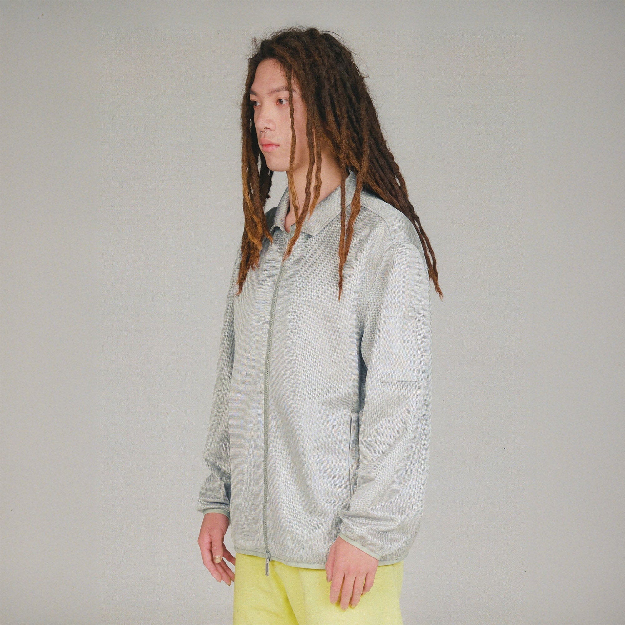 URBAN+FOREST Textured Mesh Utility Jacket-Jacket-S-Free Shipping Leatheretro