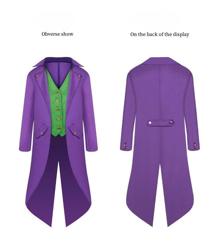Men's Medieval Vintage Ball Tailcoat Coat