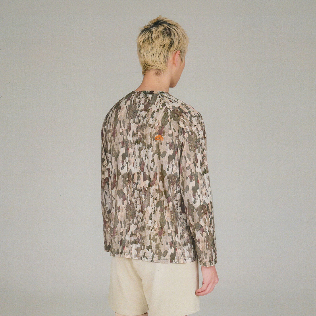 URBAN+FOREST Bark Camo Bamboo-Blend Tee-T Shirt-XS-Short-Free Shipping Leatheretro