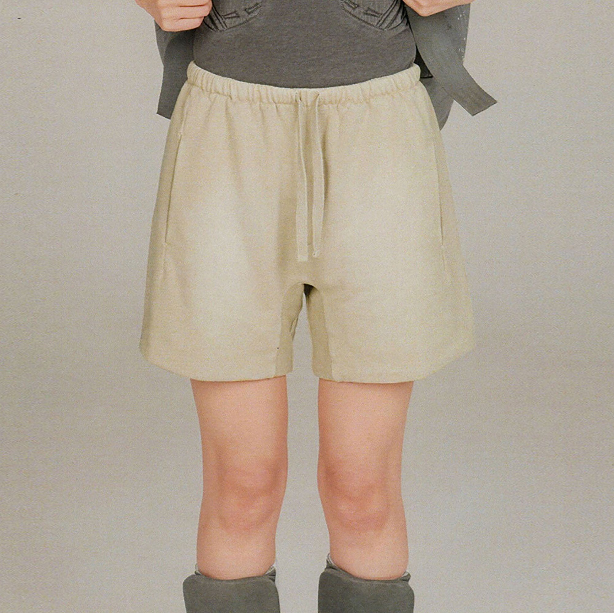 URBAN+FOREST Faded Drawstring Sweat Shorts-Shorts-S-Yellow-Free Shipping Leatheretro