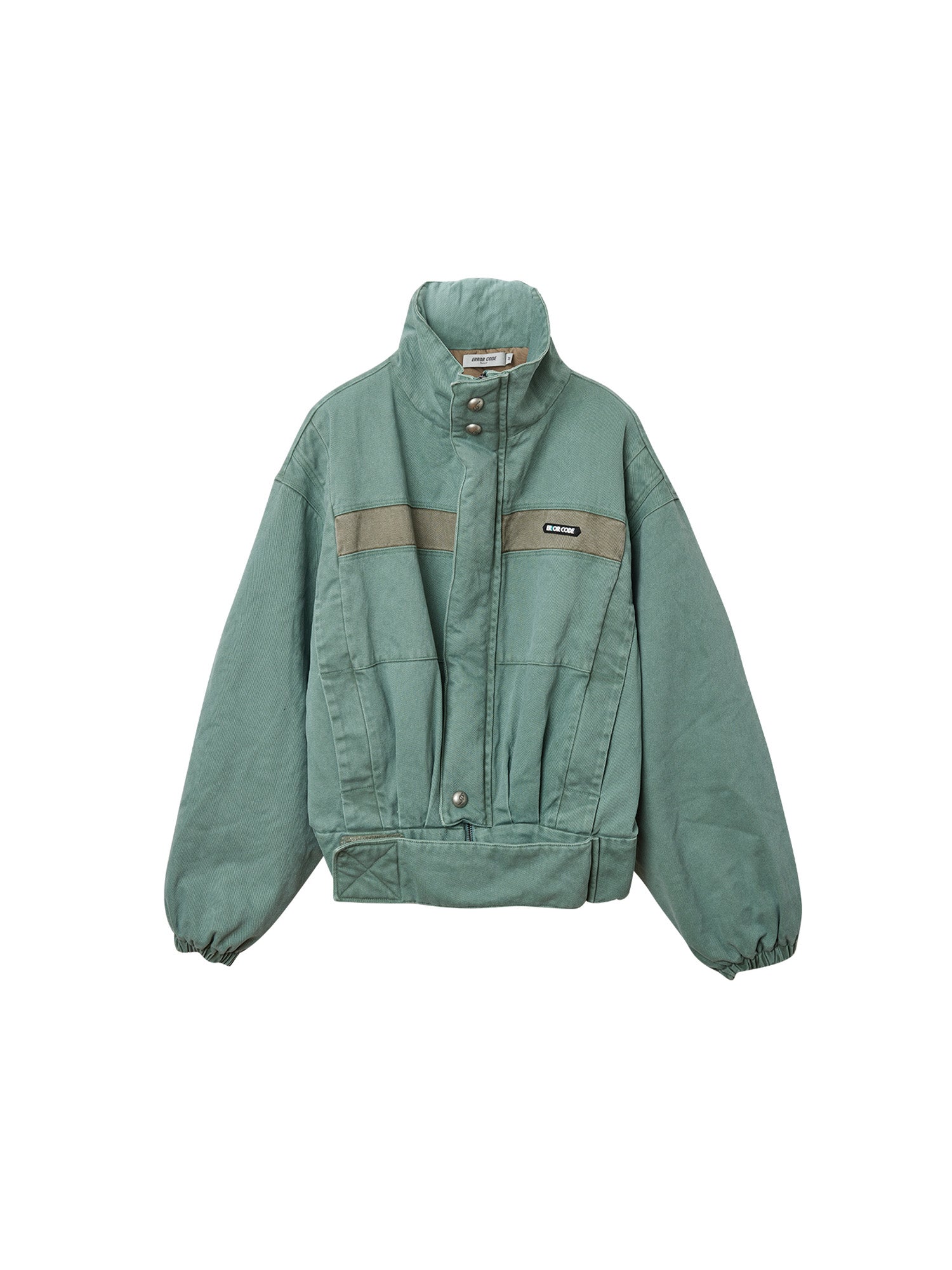 ERROR CODE ROBOT Washed Contrast Panel Jacket-Jacket-S-Free Shipping Leatheretro