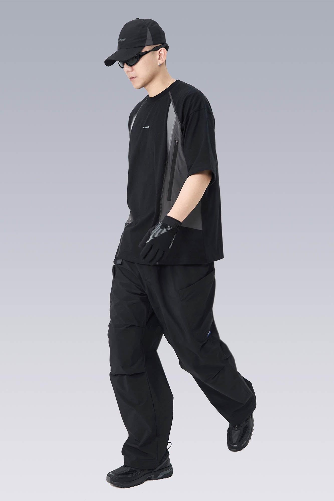 SILENSTORM Multi-Pocket Drawstring Crinkled Pants-Pants-S-Free Shipping Leatheretro