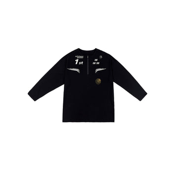 MIICHOUS The First UV Protection Half-Zip Long-Sleeve Tee-L/S Tee-S-Free Shipping Leatheretro