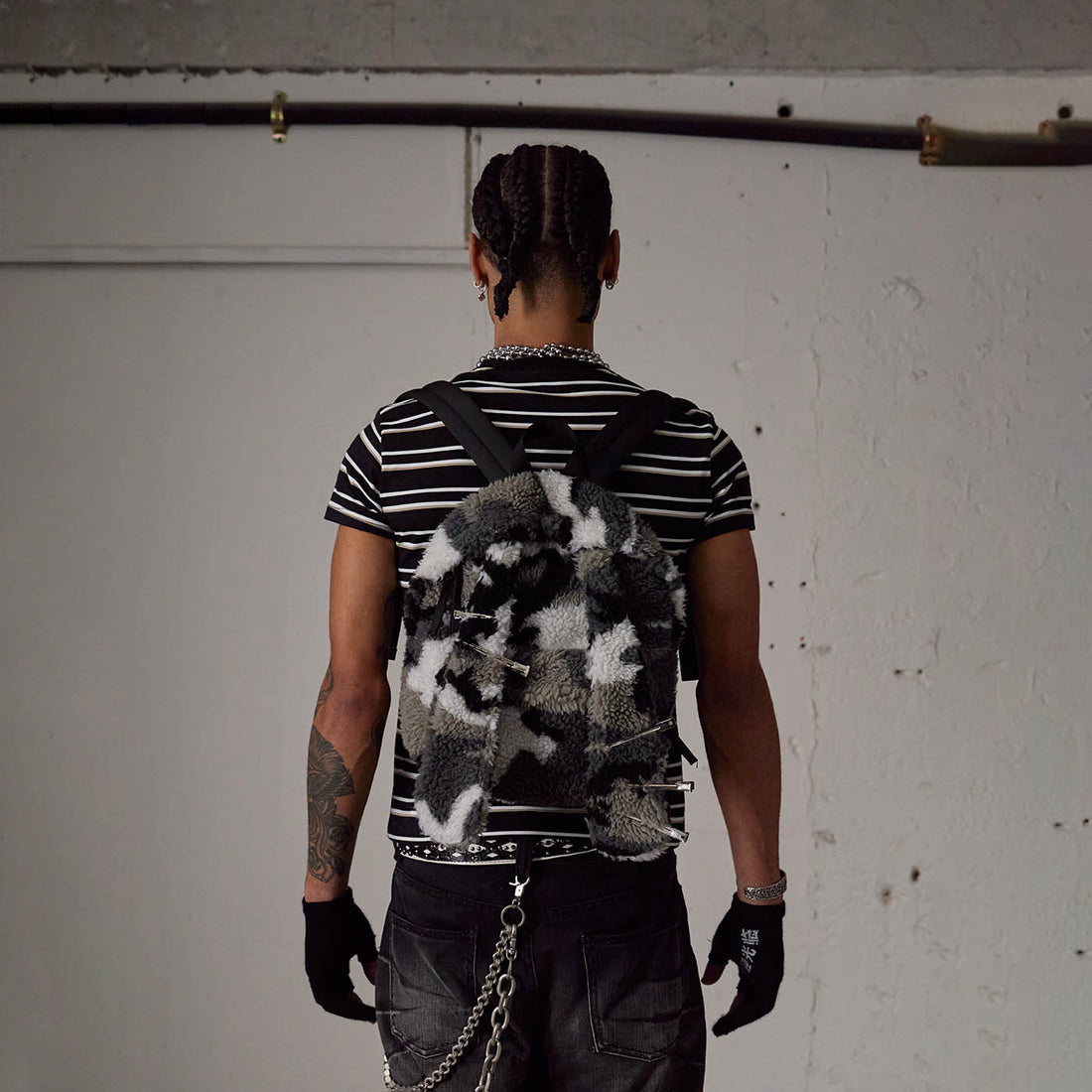 DND4DES The Rat Graffiti Striped T-Shirt-T Shirt-S-Free Shipping Leatheretro