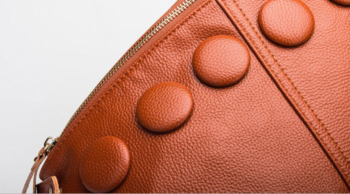 Genuine Leather Women's Backpack-Backpack-burgundy-Free Shipping Leatheretro