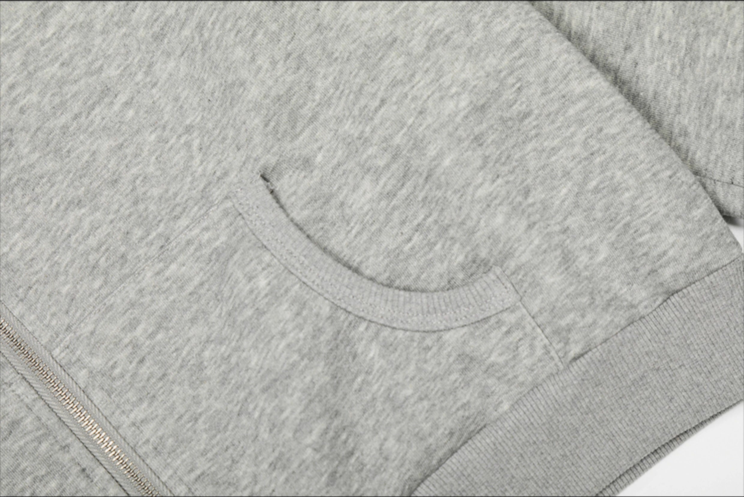 CLP Unisex Cropped Zip-Up Jacket with Print-Black-S-Free Shipping Leatheretro