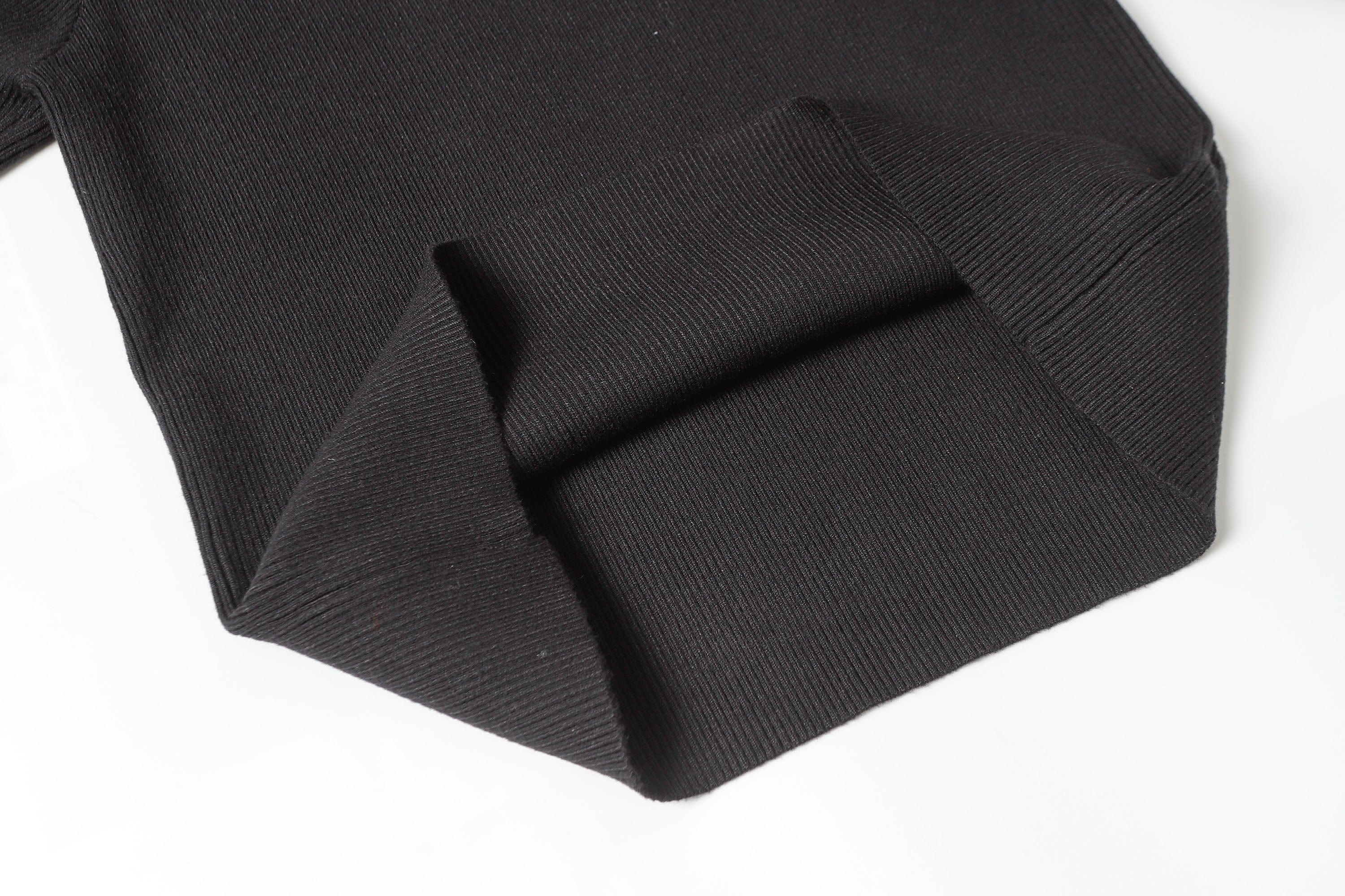 CLP Raglan Half-Zip Ribbed Slim Sweater-Sweater-M-Free Shipping Leatheretro