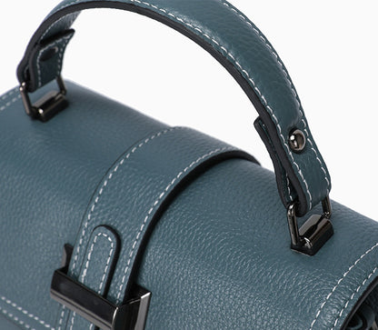 Genuine Leather Crossbody Bag for Women-Handbags-White-Free Shipping Leatheretro