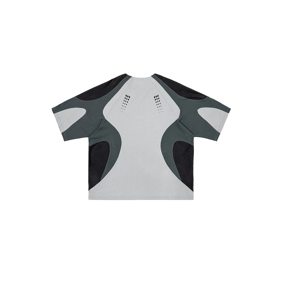 MIICHOUS Arc Spliced Dual Half-Zip Raglan T-Shirt-T Shirt-S-Free Shipping Leatheretro