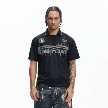 DND4DES Diamond Embroidered Soccer Jersey-T Shirt-S-Free Shipping Leatheretro