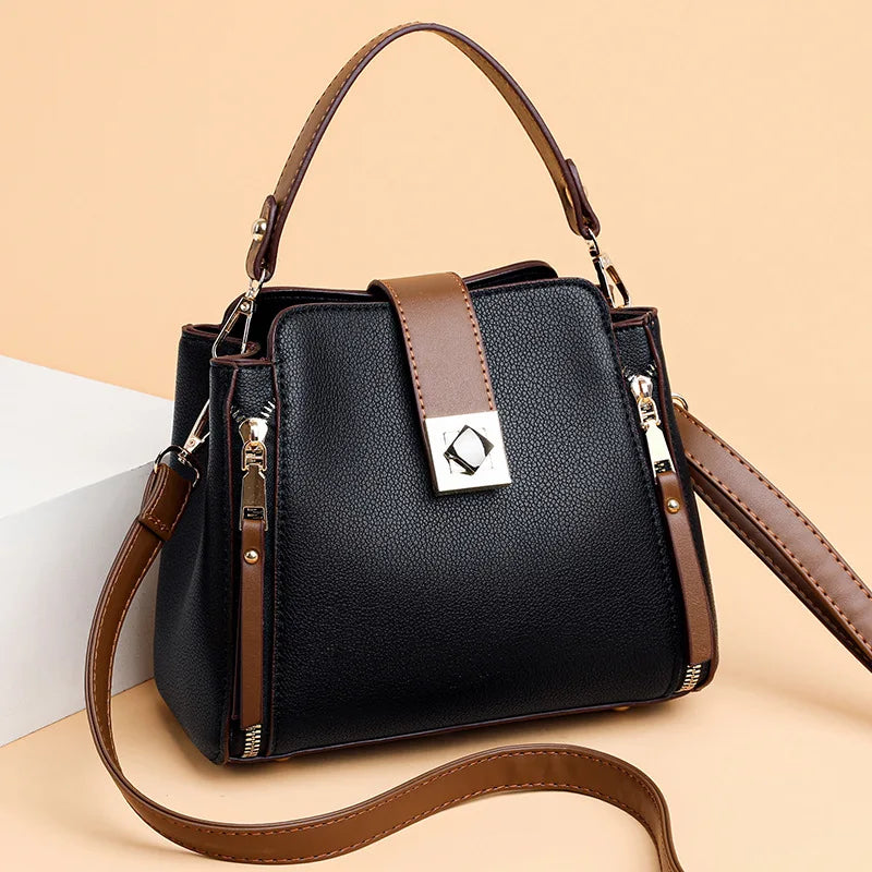 Fashion Crossbody Bag High-End Shoulder Purse-Handbags-Blue-Free Shipping Leatheretro