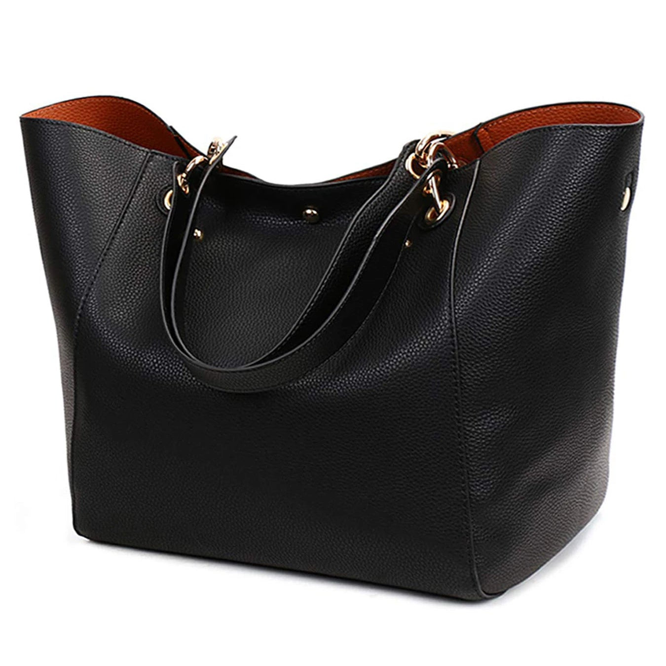 Large Tote Handbags for Women Waterproof Tote Bag-Tote Bag-Black-Free Shipping Leatheretro