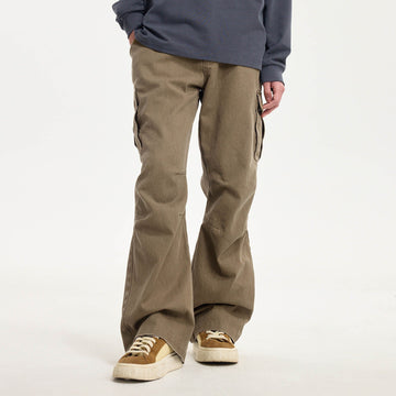 BONELESS Pleated Bellows Pocket Cargo Pants-Pants-S-Free Shipping Leatheretro