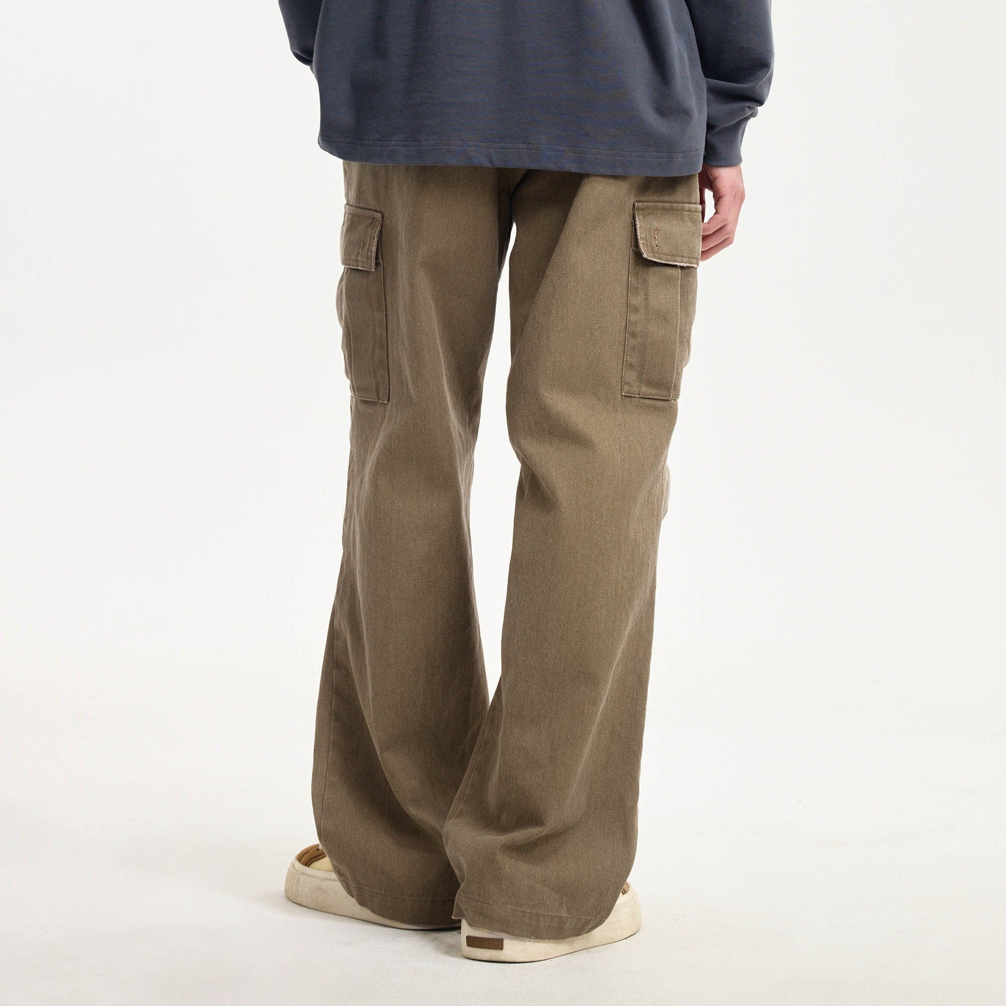 BONELESS Pleated Bellows Pocket Cargo Pants-Pants-S-Free Shipping Leatheretro