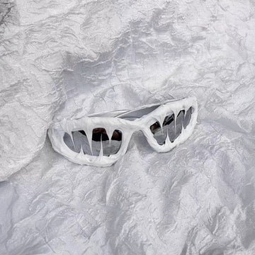 Pi0neeR Ice Melt Dripped Resin Sunglasses-Sunglasses-One size-Free Shipping Leatheretro